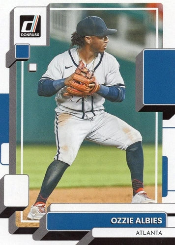 #197 Ozzie Albies - Atlanta Braves - 2022 Donruss Baseball