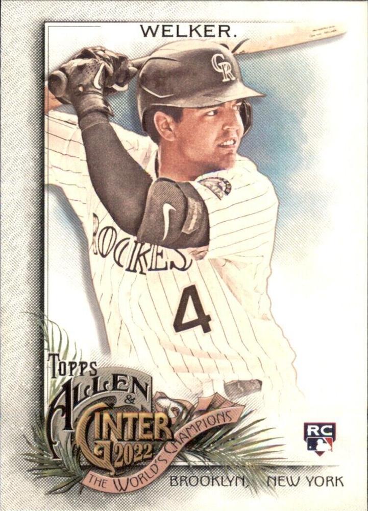 #197 Colton Welker - Colorado Rockies - 2022 Topps Allen & Ginter Baseball