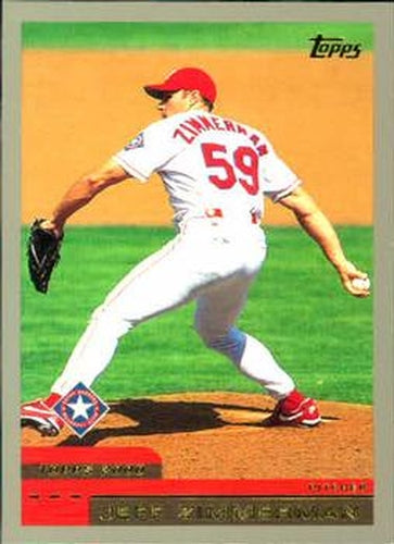 #197 Jeff Zimmerman - Texas Rangers - 2000 Topps Baseball