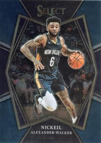 #197 Nickeil Alexander-Walker - New Orleans Pelicans - 2021-22 Panini Select - Blue Basketball