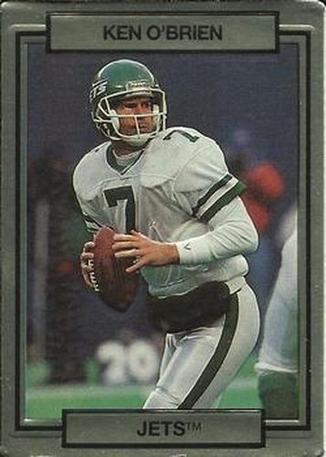 #197 Ken O'Brien - New York Jets - 1990 Action Packed Football