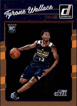 #197 Tyrone Wallace - Utah Jazz - 2016-17 Donruss Basketball