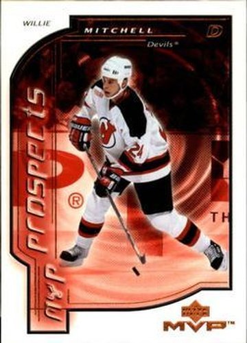 #197 Willie Mitchell - New Jersey Devils - 2000-01 Upper Deck MVP Hockey