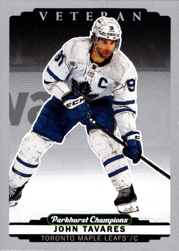#197 John Tavares - Toronto Maple Leafs - 2022-23 Parkhurst Champions - Silver Hockey