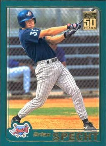 #T197 Brian Specht - Anaheim Angels - 2001 Topps Traded & Rookies Baseball