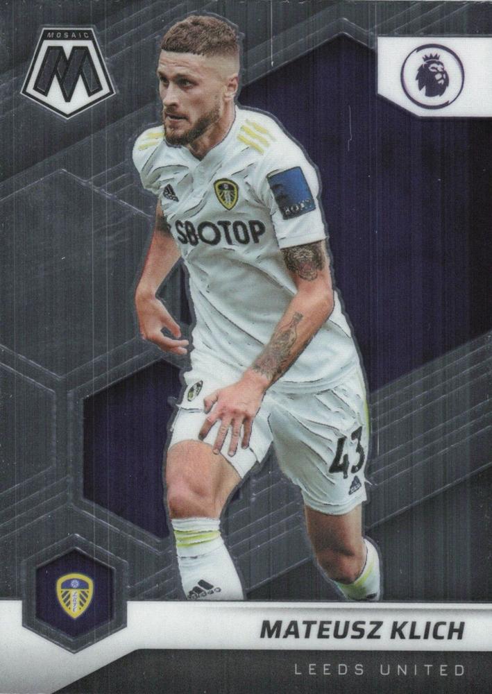 #197 Mateusz Klich - Leeds United - 2021-22 Panini Mosaic Premier League Soccer