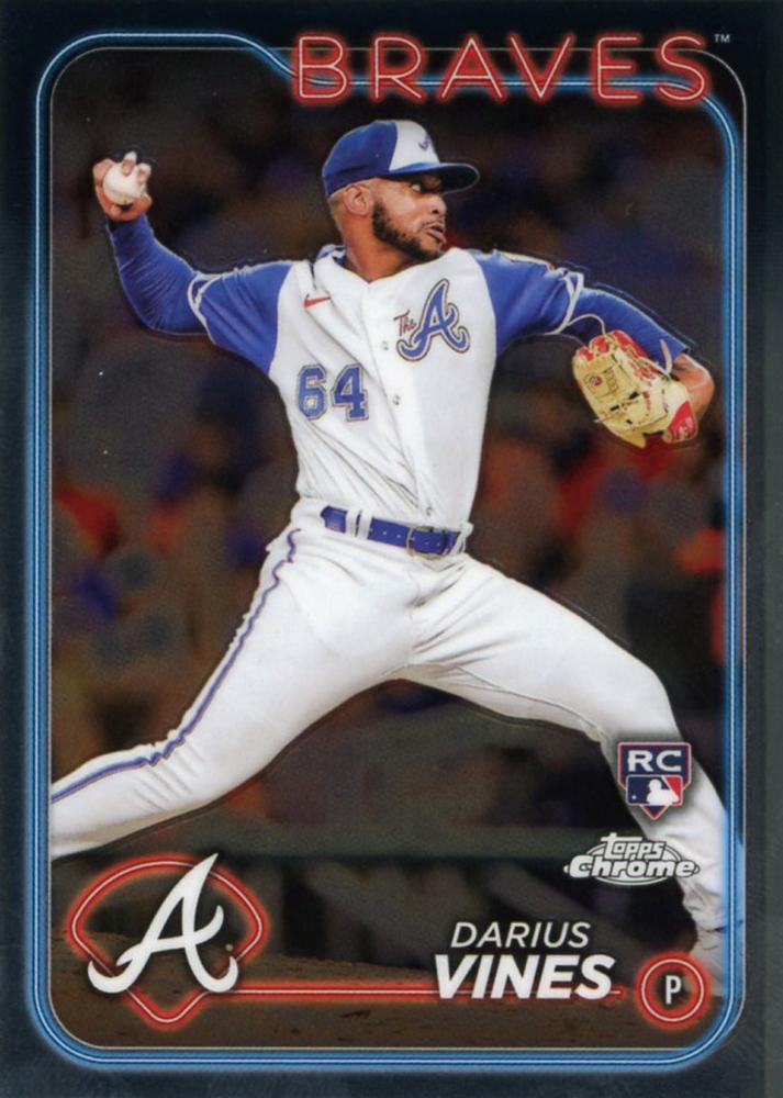 #197 Darius Vines - Atlanta Braves - 2024 Topps Chrome Baseball