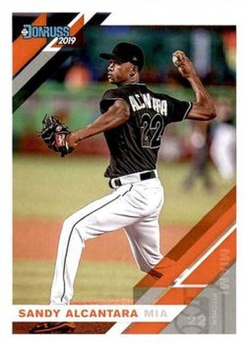 #198 Sandy Alcantara - Miami Marlins - 2019 Donruss Baseball