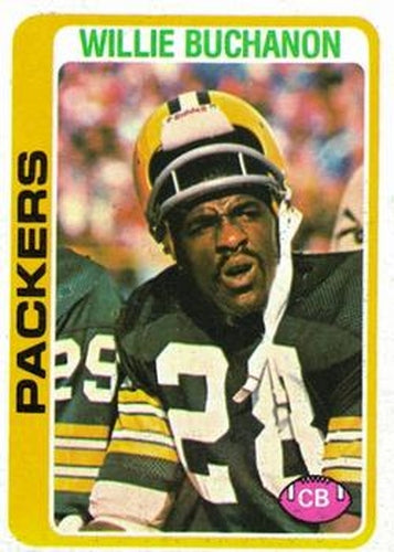 #198 Willie Buchanon - Green Bay Packers - 1978 Topps Football