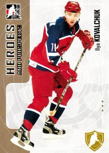#198 Ilya Kovalchuk - Russia - 2005-06 In The Game Heroes and Prospects Hockey