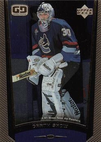 #198 Garth Snow - Vancouver Canucks - 1998-99 Upper Deck Gold Reserve Hockey