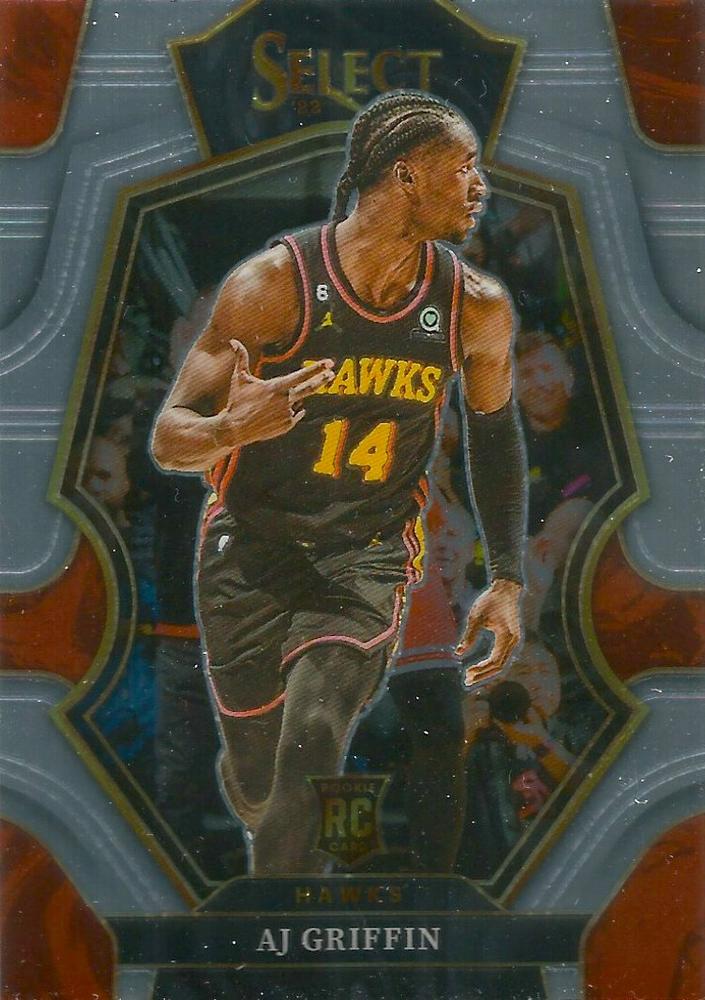 #198 AJ Griffin - Atlanta Hawks - 2022-23 Panini Select Basketball