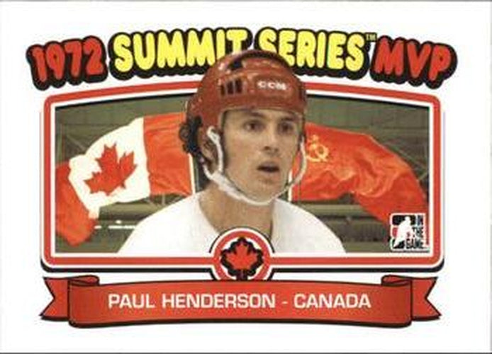#198 Paul Henderson - Canada - 2009-10 In The Game 1972 The Year In Hockey