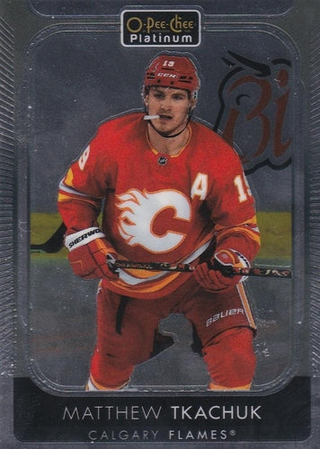 #198 Matthew Tkachuk - Calgary Flames - 2021-22 O-Pee-Chee Platinum Hockey