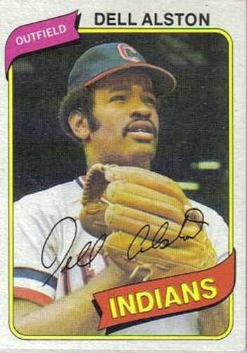 #198 Dell Alston - Cleveland Indians - 1980 Topps Baseball