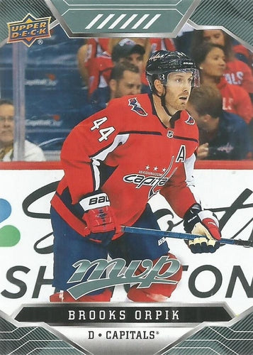 #198 Brooks Orpik - Washington Capitals - 2019-20 Upper Deck MVP Hockey