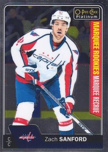 #198 Zach Sanford - Washington Capitals - 2016-17 O-Pee-Chee Platinum Hockey