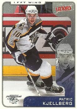 #198 Patric Kjellberg - Nashville Predators - 2001-02 Upper Deck Victory Hockey