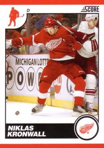 #198 Niklas Kronwall - Detroit Red Wings - 2010-11 Score Hockey