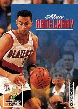 #198 Alaa Abdelnaby - Milwaukee Bucks - 1992-93 SkyBox Basketball