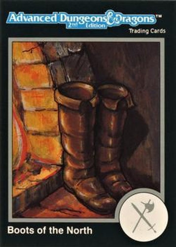 #198 Boots of the North - 1991 TSR Advanced Dungeons & Dragons - Silver