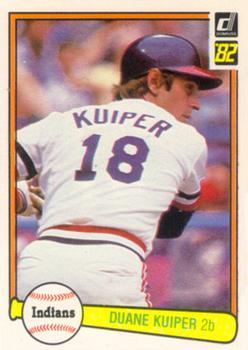 #198 Duane Kuiper - Cleveland Indians - 1982 Donruss Baseball