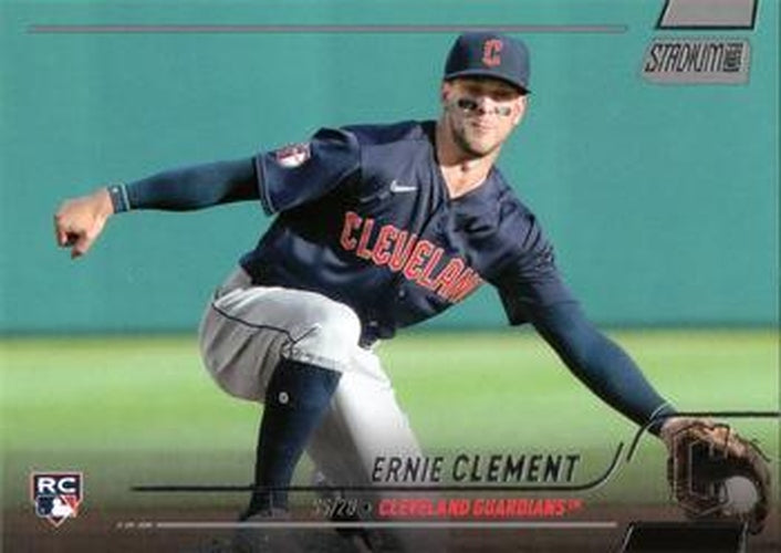#198 Ernie Clement - Cleveland Guardians - 2022 Stadium Club Baseball