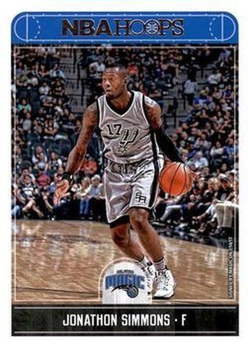 #198 Jonathon Simmons - Orlando Magic - 2017-18 Hoops Basketball