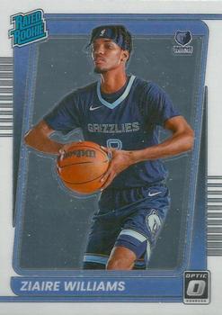 #198 Ziaire Williams - Memphis Grizzlies - 2021-22 Donruss Optic Basketball