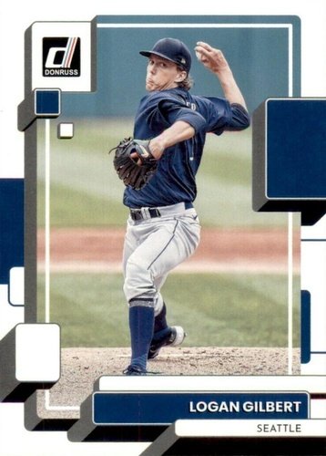 #198 Logan Gilbert - Seattle Mariners - 2022 Donruss Baseball