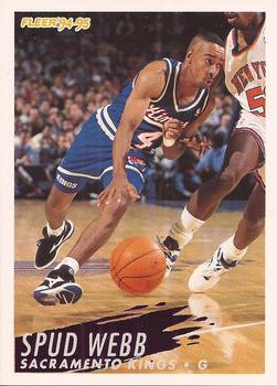 #198 Spud Webb - Sacramento Kings - 1994-95 Fleer Basketball