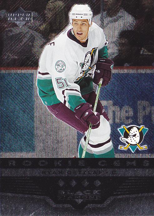 #198 Ryan Getzlaf - Anaheim Mighty Ducks - 2005-06 Upper Deck Black Diamond Hockey