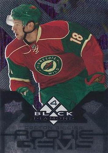 #198 Colton Gillies - Minnesota Wild - 2008-09 Upper Deck Black Diamond Hockey