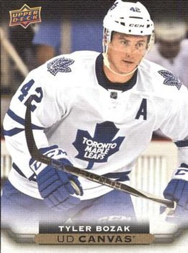 #C198 Tyler Bozak - Toronto Maple Leafs - 2015-16 Upper Deck - UD Canvas Hockey