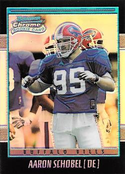 #198 Aaron Schobel - Buffalo Bills - 2001 Bowman Chrome Football