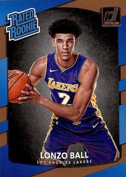 #199 Lonzo Ball - Los Angeles Lakers - 2017-18 Donruss Basketball