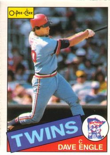 #199 Dave Engle - Minnesota Twins - 1985 O-Pee-Chee Baseball