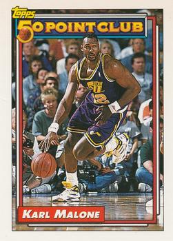#199 Karl Malone - Utah Jazz - 1992-93 Topps Basketball