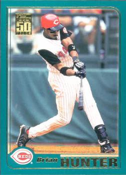 #199 Brian Hunter - Cincinnati Reds - 2001 Topps Baseball