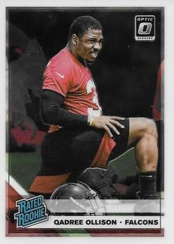 #199 Qadree Ollison - Atlanta Falcons - 2019 Donruss Optic Football