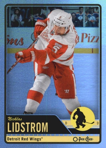 #199 Nicklas Lidstrom - Detroit Red Wings - 2012-13 O-Pee-Chee - Rainbow Hockey