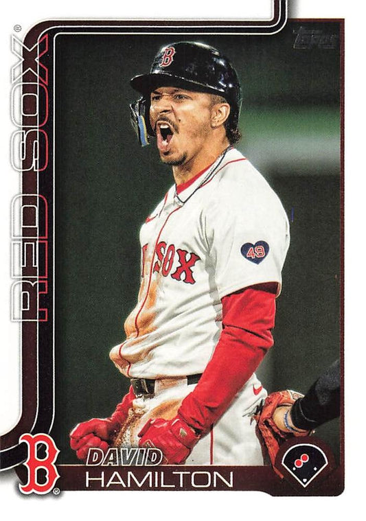 #199 David Hamilton - Boston Red Sox - 2025 Topps Baseball