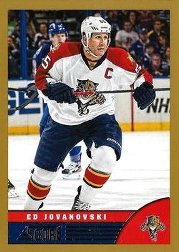 #199 Ed Jovanovski - Florida Panthers - 2013-14 Score - Gold Hockey