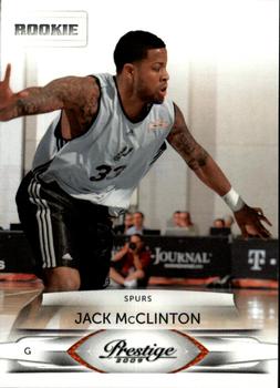 #199 Jack McClinton - San Antonio Spurs - 2009-10 Panini Prestige Basketball