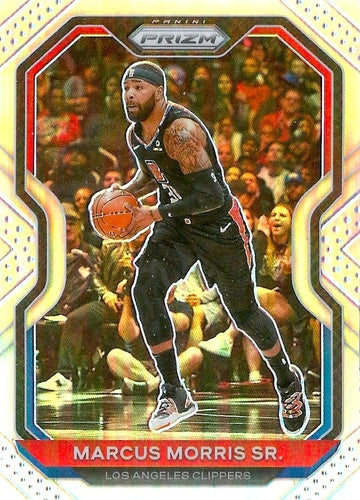 #199 Marcus Morris Sr. - Los Angeles Clippers - 2020-21 Panini Prizm - Silver Prizms Basketball
