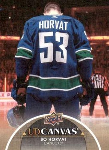 #C199 Bo Horvat - Vancouver Canucks - 2021-22 Upper Deck - UD Canvas Hockey