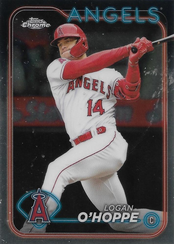 #199 Logan O'Hoppe - Los Angeles Angels - 2024 Topps Chrome Baseball