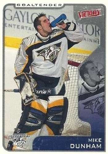 #199 Mike Dunham - Nashville Predators - 2001-02 Upper Deck Victory Hockey