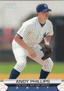 #199 Andy Phillips - New York Yankees - 2001 Stadium Club Baseball