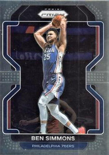 #199 Ben Simmons - Philadelphia 76ers - 2021-22 Panini Prizm Basketball